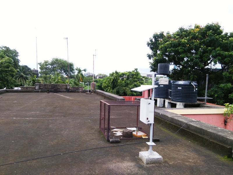 Rainfall sensor at Ballygunge Pumping Station